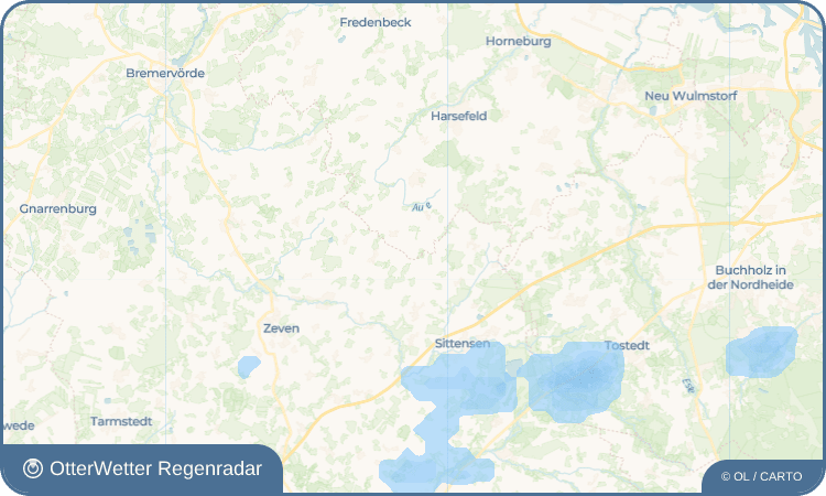 OtterWetter Regenradar-Widget Hohenhausen