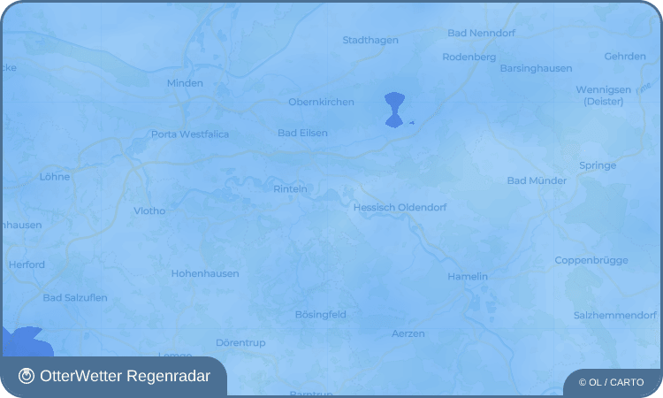 OtterWetter Regenradar-Widget Hohenrode