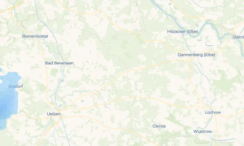 Regenradar-Vorschau: aktuelle Niederschläge in Hohenzethen und Umgebung
