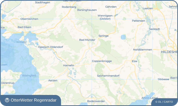 OtterWetter Regenradar-Widget Hohnsen