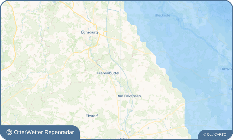 OtterWetter Regenradar-Widget Hohnstorf