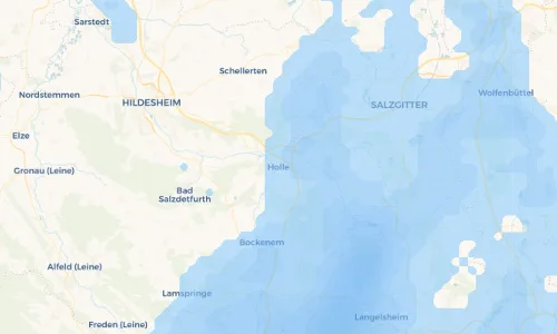 Regenradar Vorschaubild - Aktuelle Niederschläge in Holle und Umgebung