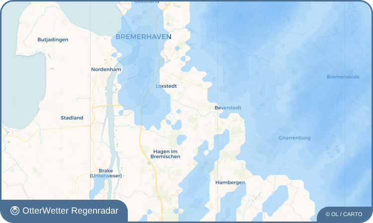 OtterWetter Regenradar-Widget Hollen