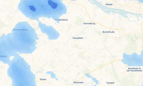 Regenradar Vorschaubild - Aktuelle Niederschläge in Hollenbeck und Umgebung