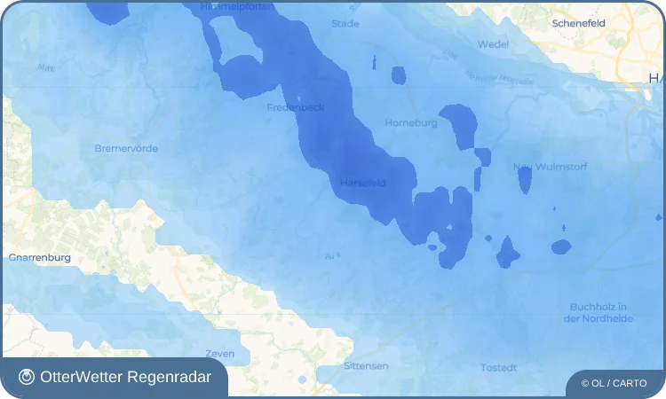 Wetter-Widget-Vorschau mit Vorhersagedaten für Hollenbeck