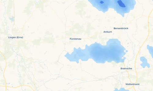 Regenradar Vorschaubild - Aktuelle Niederschläge in Hollenstede und Umgebung