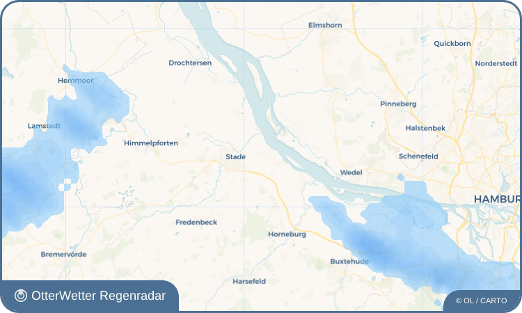 OtterWetter Regenradar-Widget Hollern-Twielenfleth