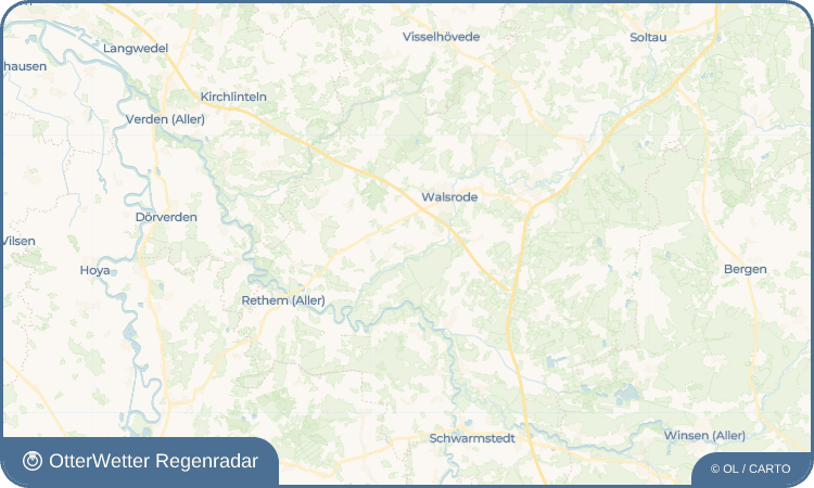 OtterWetter Regenradar-Widget Hollige