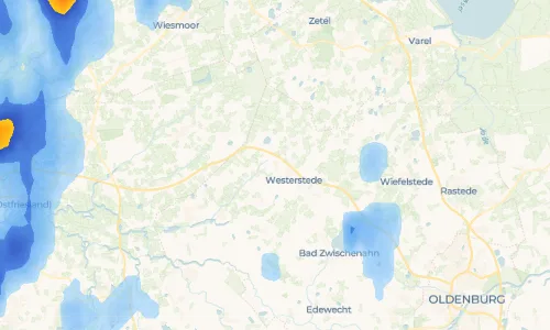 Regenradar Vorschaubild - Aktuelle Niederschläge in Hollwege und Umgebung