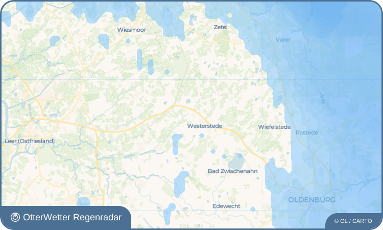OtterWetter Regenradar-Widget Hollwege