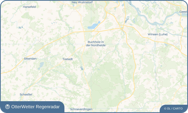 OtterWetter Regenradar-Widget Holm-Seppensen
