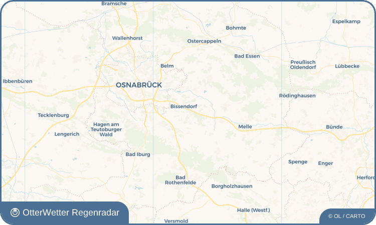 OtterWetter Regenradar-Widget Holte