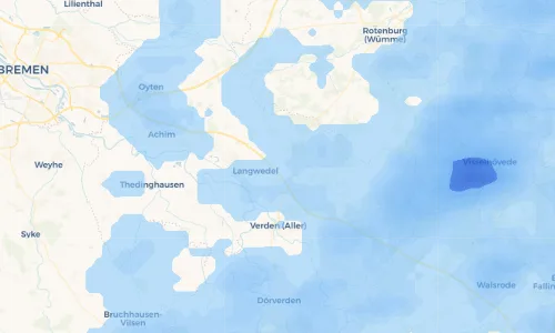 Regenradar Vorschaubild - Aktuelle Niederschläge in Holtebüttel und Umgebung