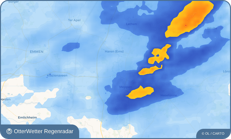 OtterWetter Regenradar-Widget Holthausen