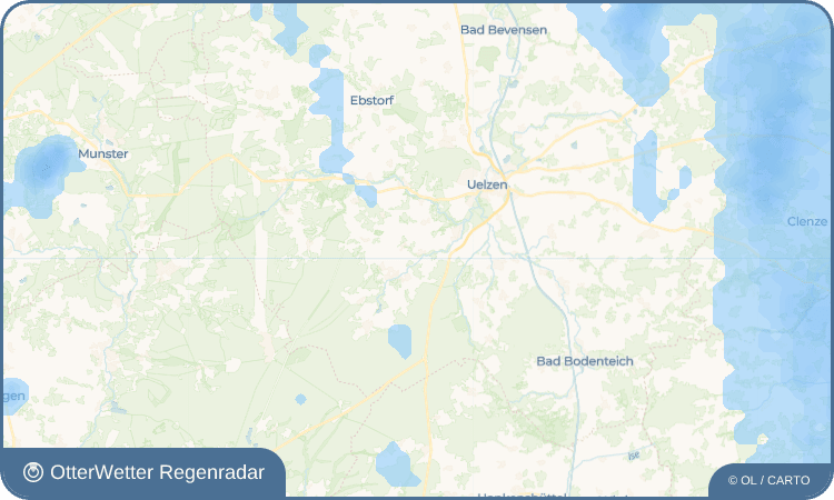 OtterWetter Regenradar-Widget Holxen