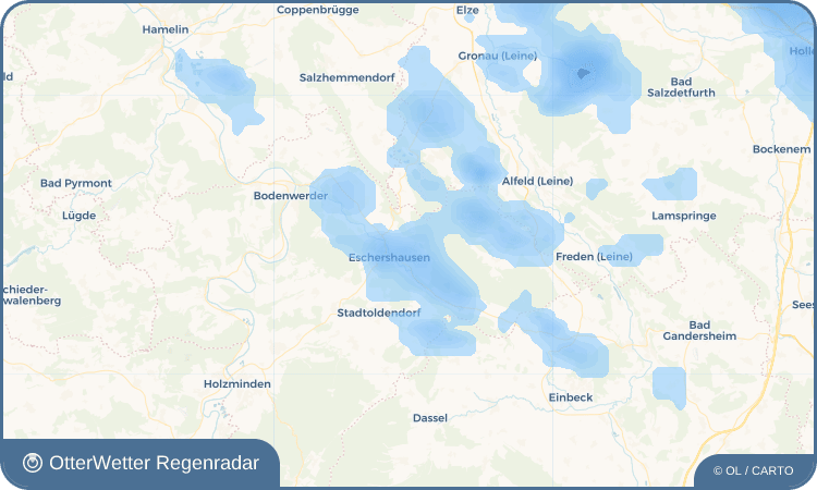OtterWetter Regenradar-Widget Holzen
