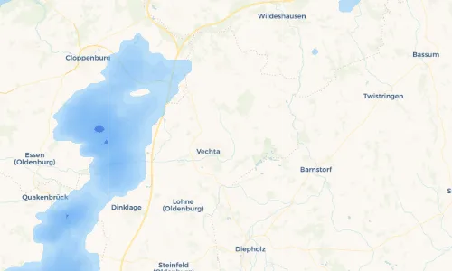 Regenradar Vorschaubild - Aktuelle Niederschläge in Holzhausen und Umgebung