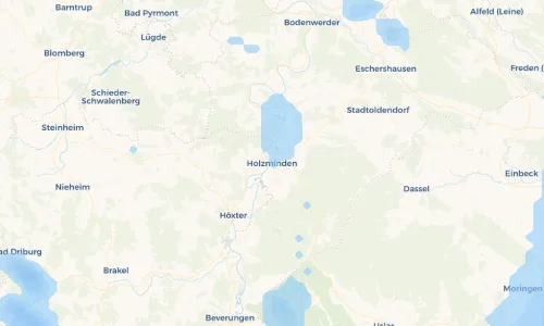 Regenradar Vorschaubild - Aktuelle Niederschläge in Holzminden und Umgebung