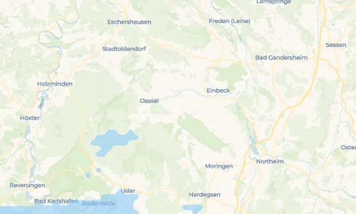 Regenradar Vorschaubild - Aktuelle Niederschläge in Hoppensen und Umgebung
