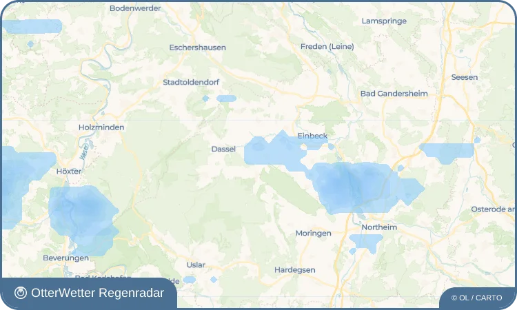 Widget-Vorschau für Hoppensen Wetter-Widget-Vorschau mit Vorhersagedaten für Hoppensen