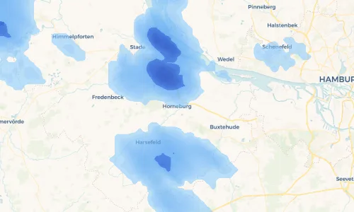 Regenradar Vorschaubild - Aktuelle Niederschläge in Horneburg und Umgebung