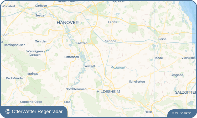 OtterWetter Regenradar-Widget Hotteln