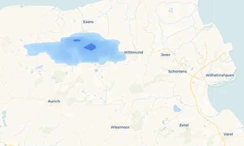 Regenradar-Vorschau: aktuelle Niederschläge in Hovel und Umgebung