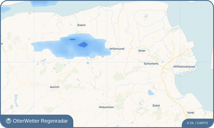 Widget-Vorschau für Hovel Wetter-Widget-Vorschau mit Vorhersagedaten für Hovel