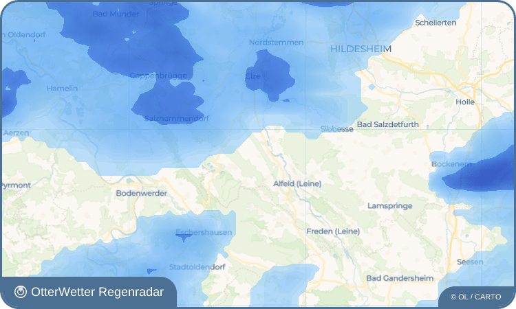 OtterWetter Regenradar-Widget Hoyershausen