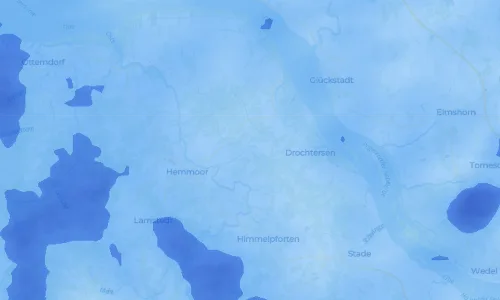 Regenradar Vorschaubild - Aktuelle Niederschläge in Hüll und Umgebung