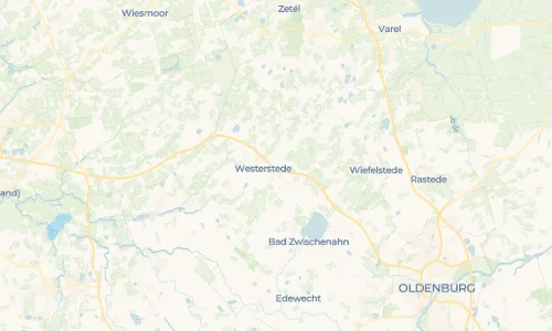Regenradar Vorschaubild - Aktuelle Niederschläge in Hüllstede und Umgebung