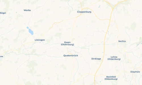 Regenradar Vorschaubild - Aktuelle Niederschläge in Hülsenmoor und Umgebung