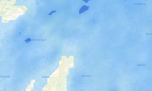Regenradar Vorschaubild - Aktuelle Niederschläge in Hützel und Umgebung