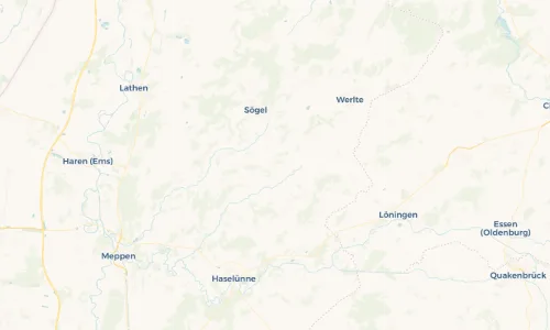 Regenradar-Vorschau: aktuelle Niederschläge in Hüven und Umgebung