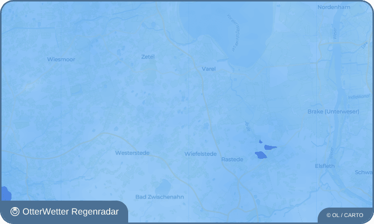OtterWetter Regenradar-Widget Hullenhausen