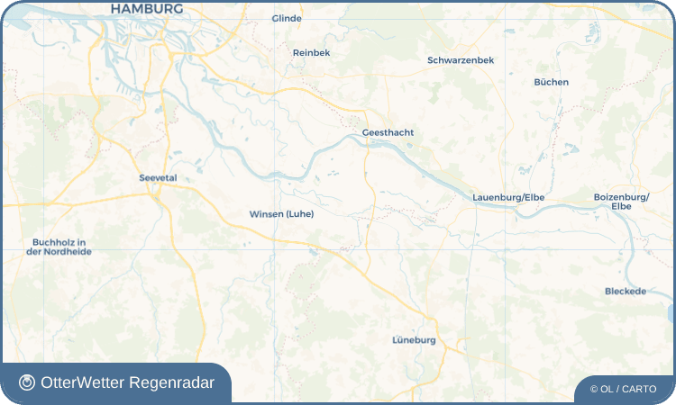 OtterWetter Regenradar-Widget Hunden