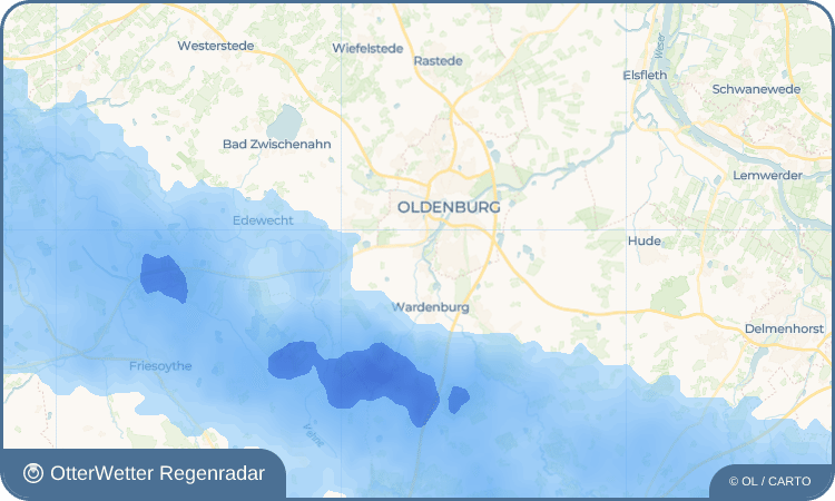 OtterWetter Regenradar-Widget Hundsmühlen