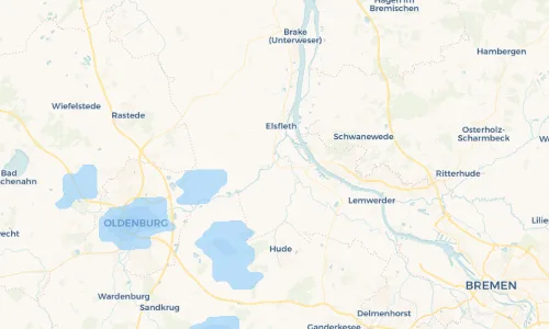 Regenradar Vorschaubild - Aktuelle Niederschläge in Huntebrück und Umgebung