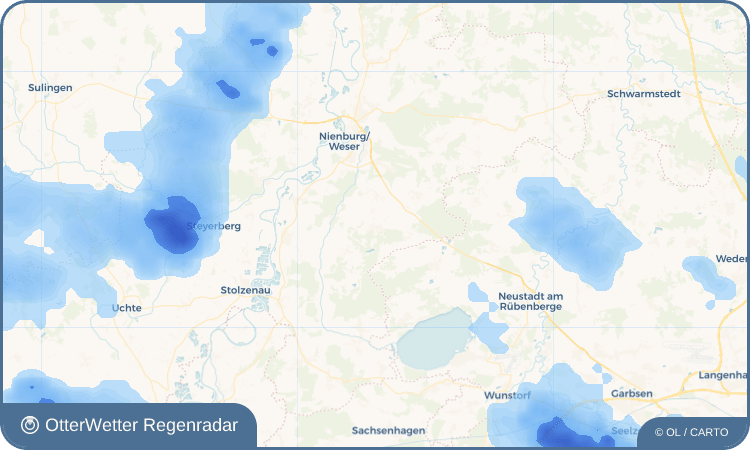 OtterWetter Regenradar-Widget Husum