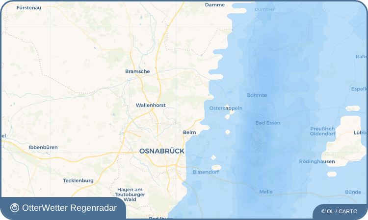 OtterWetter Regenradar-Widget Icker
