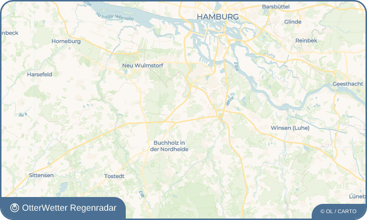 OtterWetter Regenradar-Widget Iddensen
