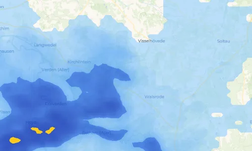 Regenradar Vorschaubild - Aktuelle Niederschläge in Idsingen und Umgebung