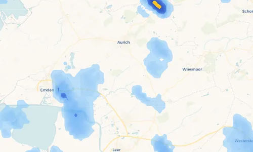 Regenradar Vorschaubild - Aktuelle Niederschläge in Ihlowerhörn und Umgebung