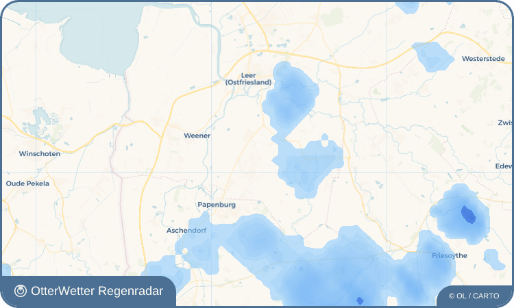 OtterWetter Regenradar-Widget Ihrenerfeld
