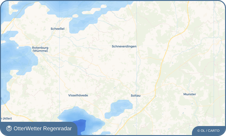 OtterWetter Regenradar-Widget Ilhorn
