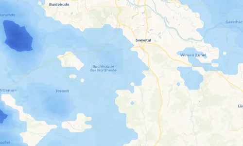 Regenradar Vorschaubild - Aktuelle Niederschläge in Itzenbüttel und Umgebung