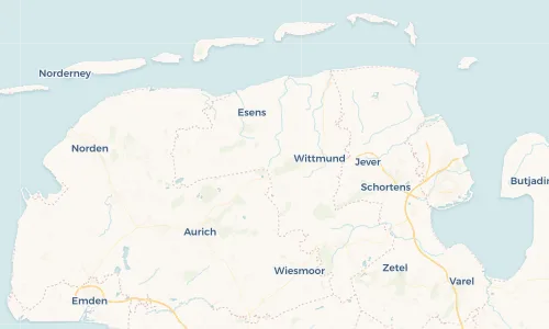 Regenradar Vorschaubild - Aktuelle Niederschläge in Jackstede und Umgebung