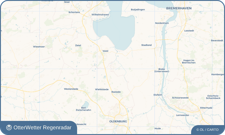 OtterWetter Regenradar-Widget Jaderberg