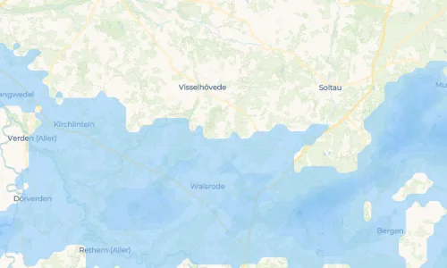 Regenradar Vorschaubild - Aktuelle Niederschläge in Jarlingen und Umgebung