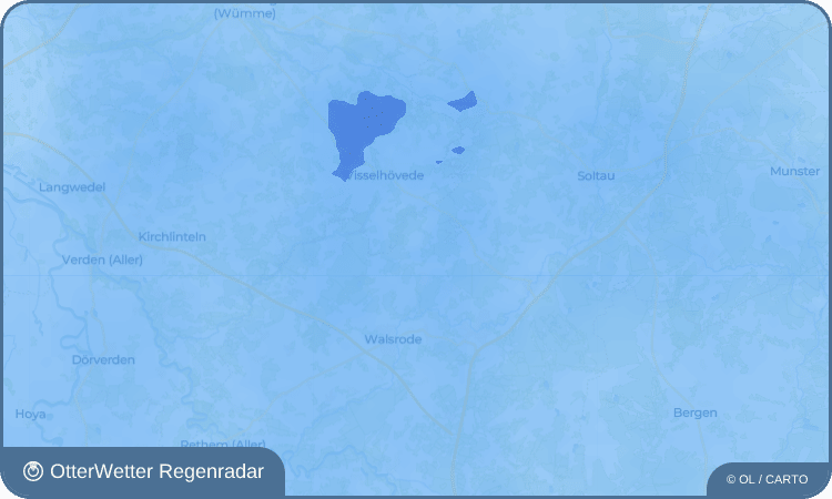 OtterWetter Regenradar-Widget Jarlingen